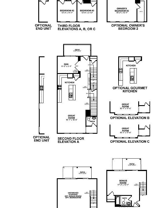 Ellis Crossing Kensington Floorplan
