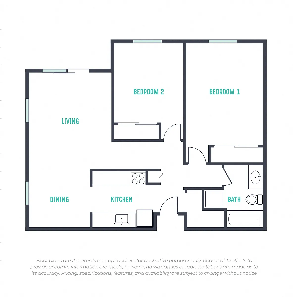 Floor plan 2X1