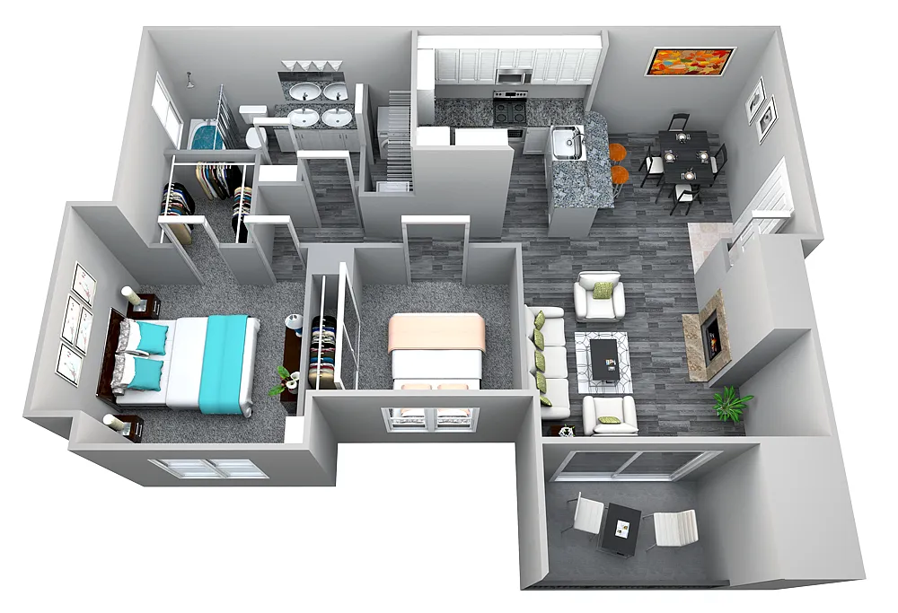 Floor plan The Franklin