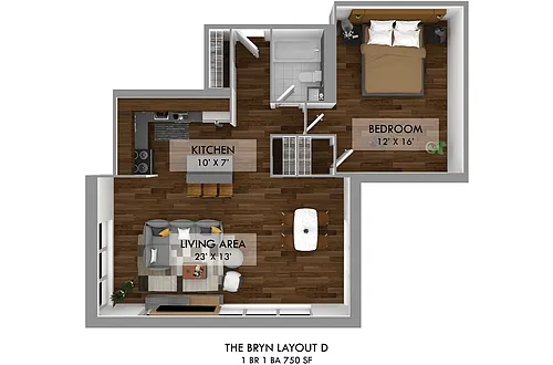 Floor plan One Bedroom