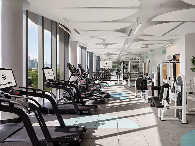 Fitness Center with Great Views
