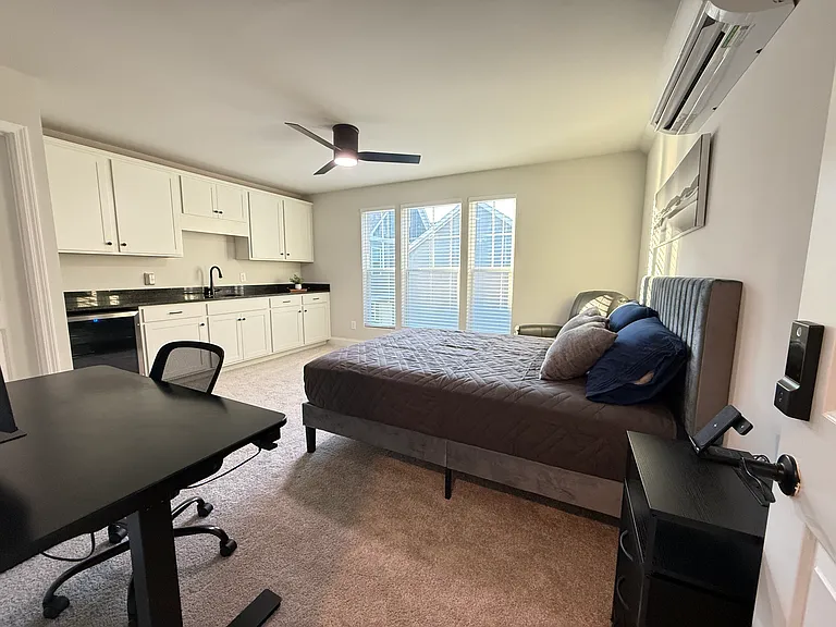 345 sq. ft. of private luxury featuring soaring ceilings and designer finishes.