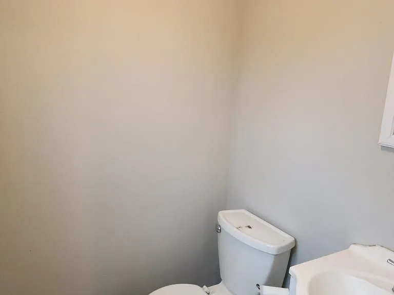 half bath off of laundry/mud room