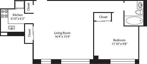 2nd image of 50 W 77th St APT 10D