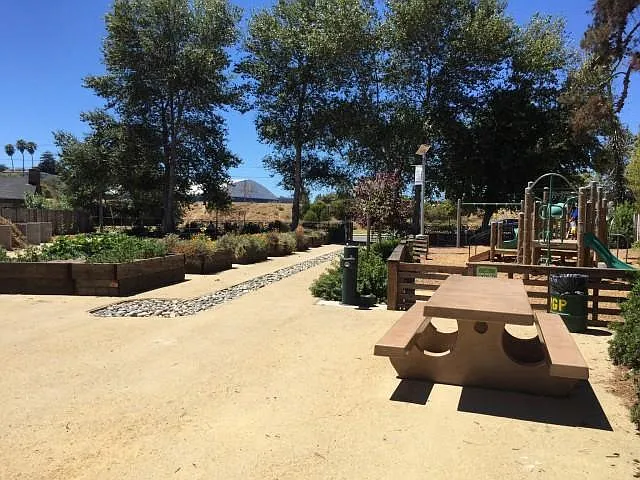 The playground at Riverside Gardens Park is a local favorite
