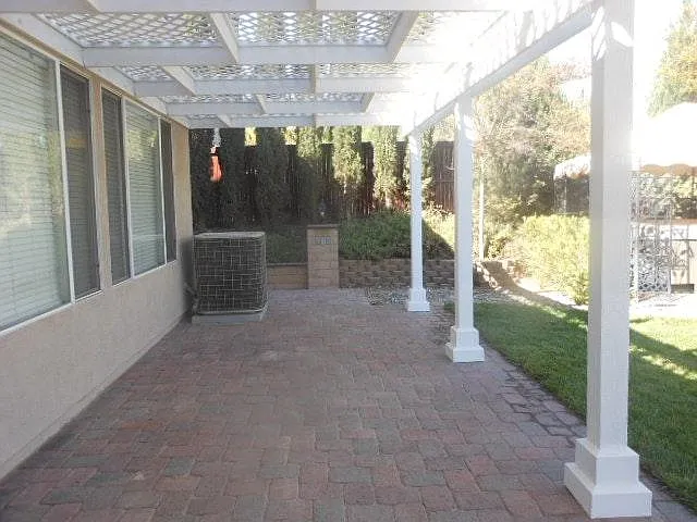 Brick Patio with cover