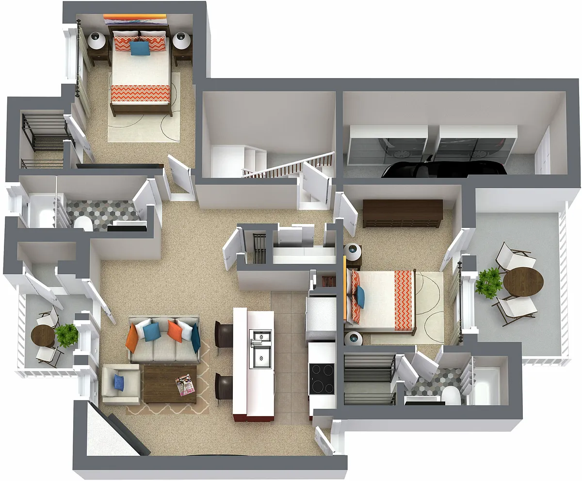 Floor plan B1 Partial Upd