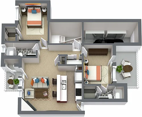 Floor plan B1 Partial Upd