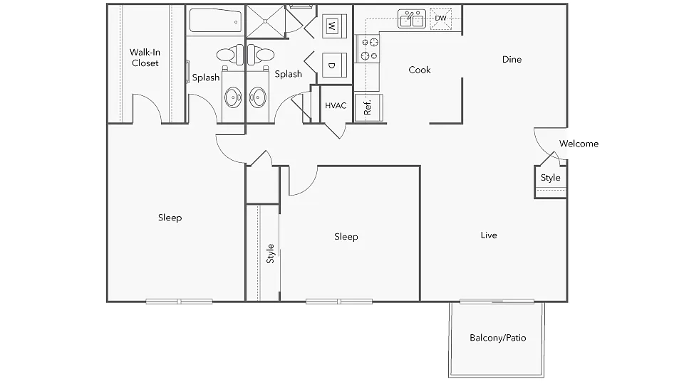 Floor plan Cary