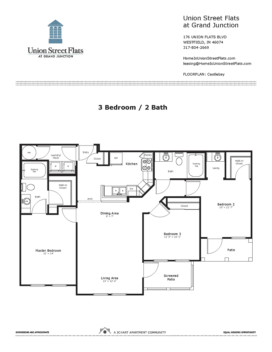 Floor plan Castlebay T1 3.2