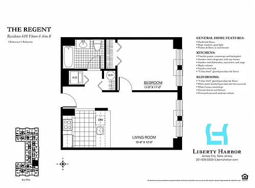 Floor plan 30 REGENT-1 BEDROOM PLAN S