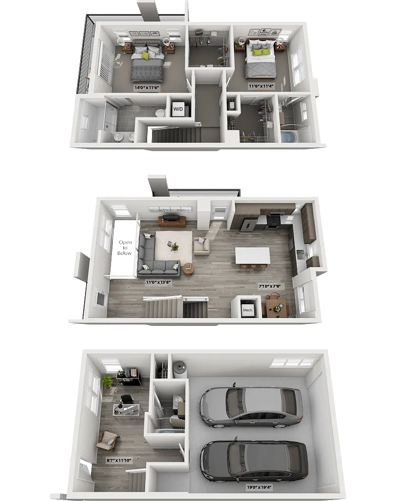 Floor plan C3D
