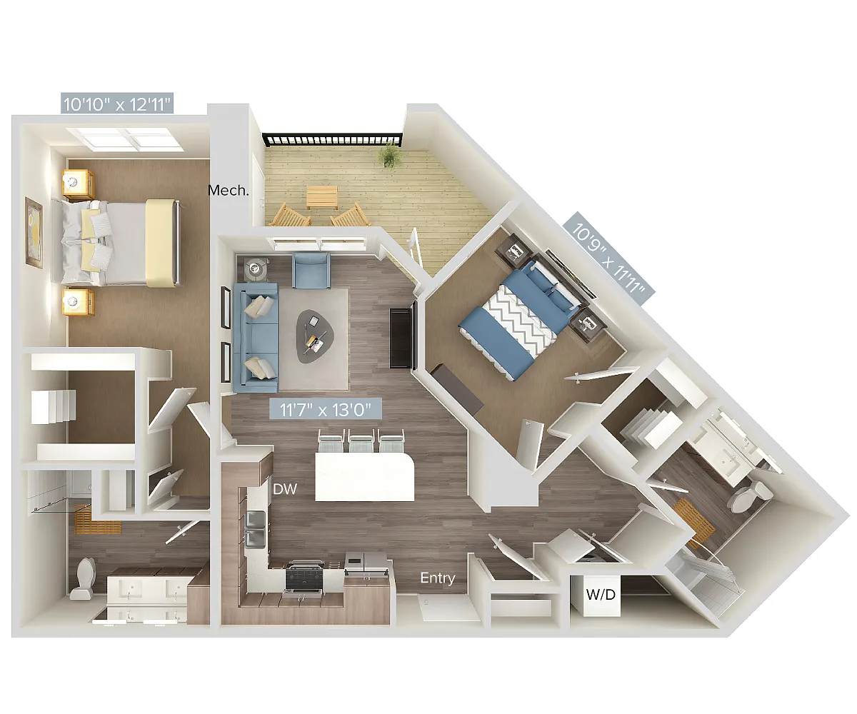 Floor plan B3-314-320