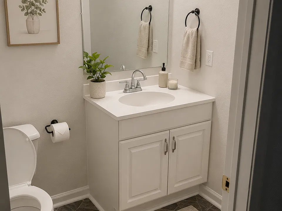 Virtually staged to illustrate furnishing possibilities.