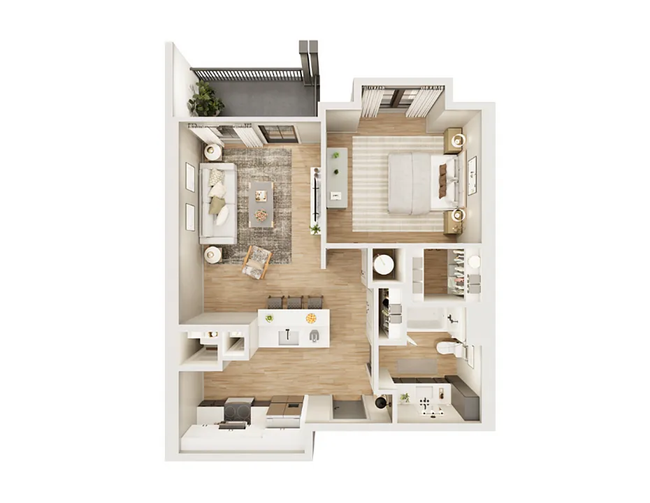 Floor plan A1b