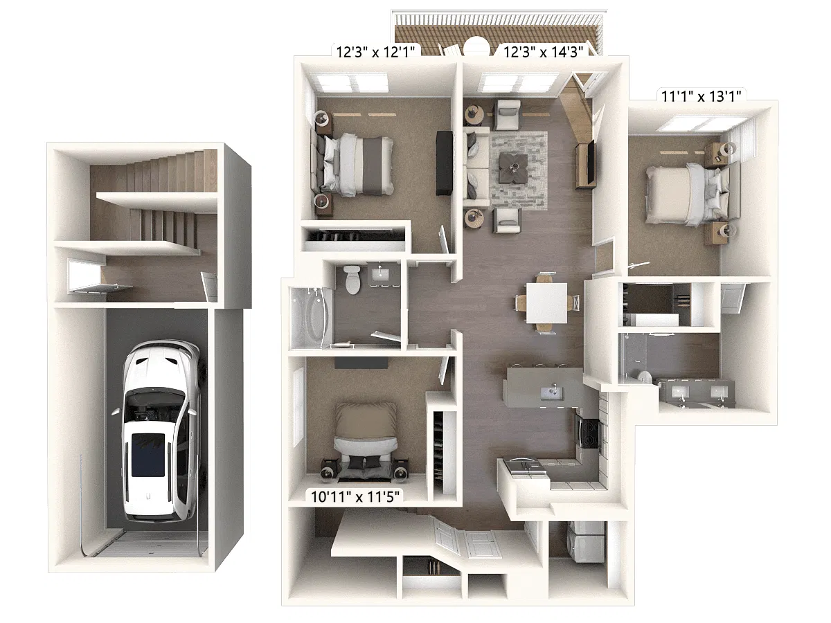 Floor plan C3G-1