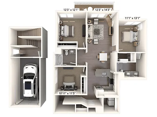 Floor plan C3G-1