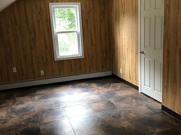 living room showing a closet