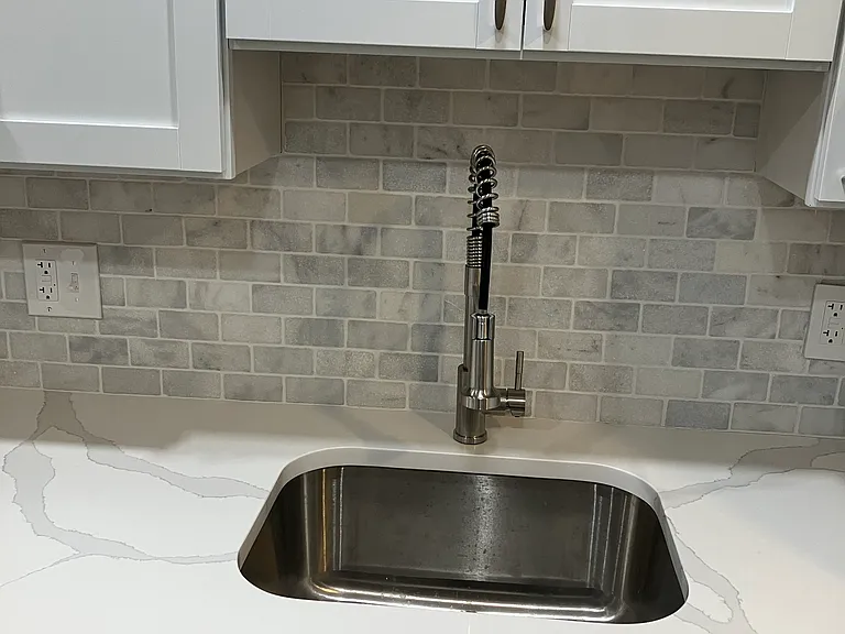 Deep sink and restaurant style faucet