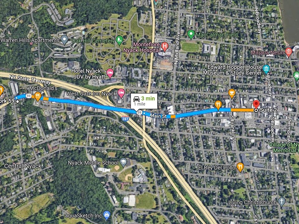 Close to Highway & Nyack Shops & Restaurants