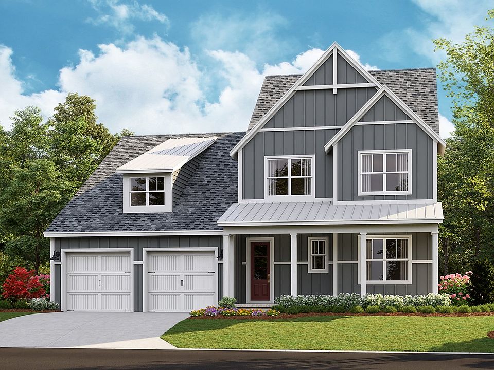 Marin - Modern Farmhouse h 2-Car Front Load Garage Note Renderings may show optional features