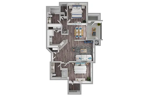 Floor plan Mariposa Renovated
