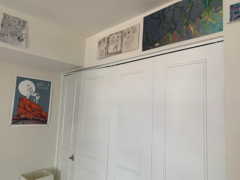 Double closets in Primary Bedroom
