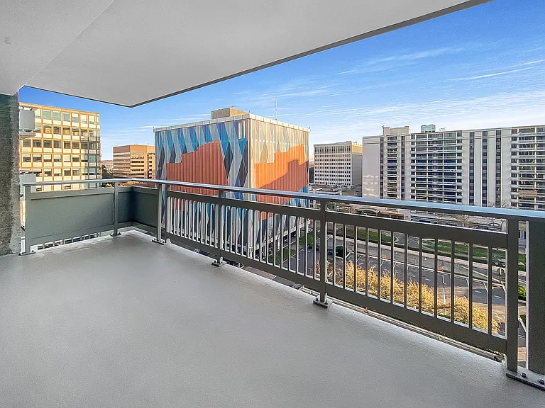 Spacious balconies in select homes