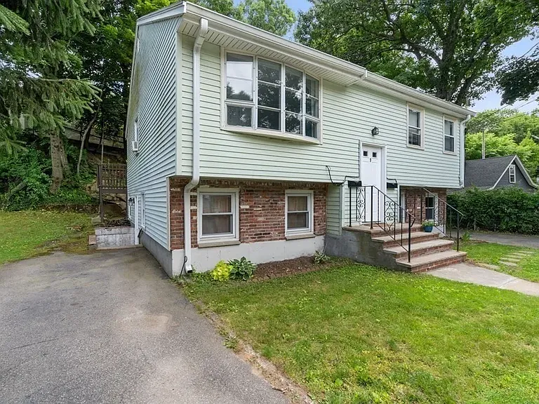 Side Entrance with Driveway for Unit 1
