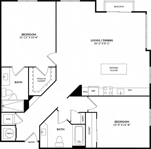 Floor plan B3
