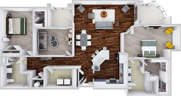 Pollock P2B | 2 bed / 2 bath Pollock P2B | 2 bed / 2 bath