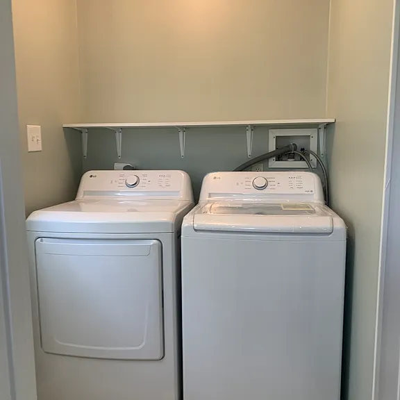 First floor laundry