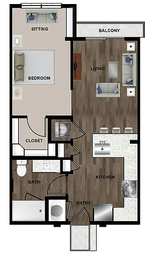 Floor plan Minimalist | S1a
