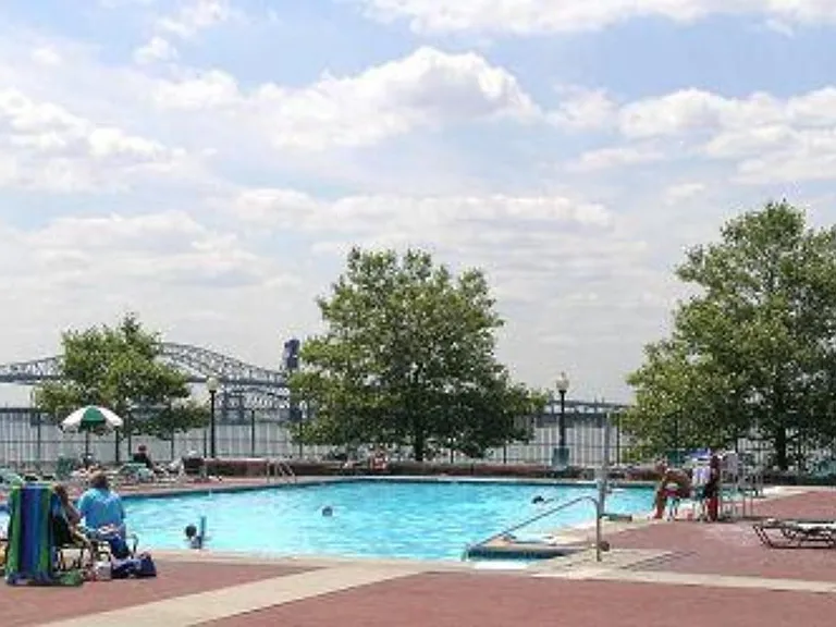 large waterside pool