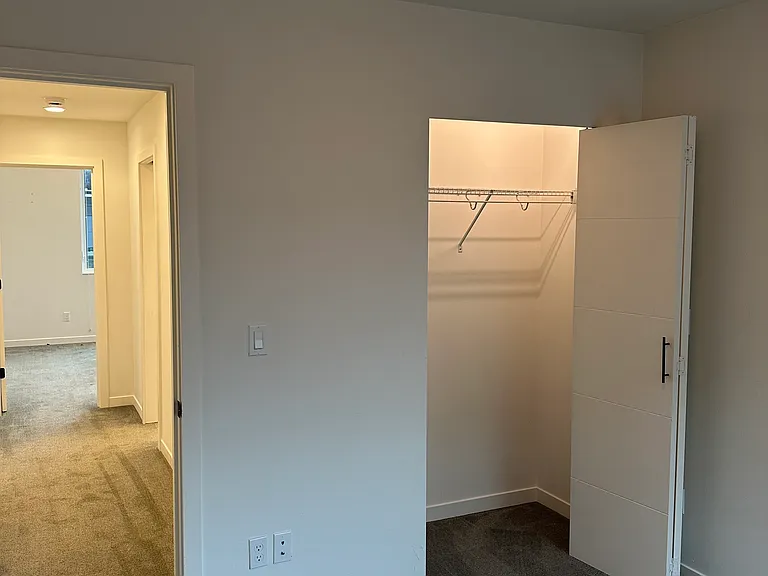 Closet in second bed room.