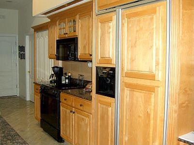 Custom cabinets in kitchen