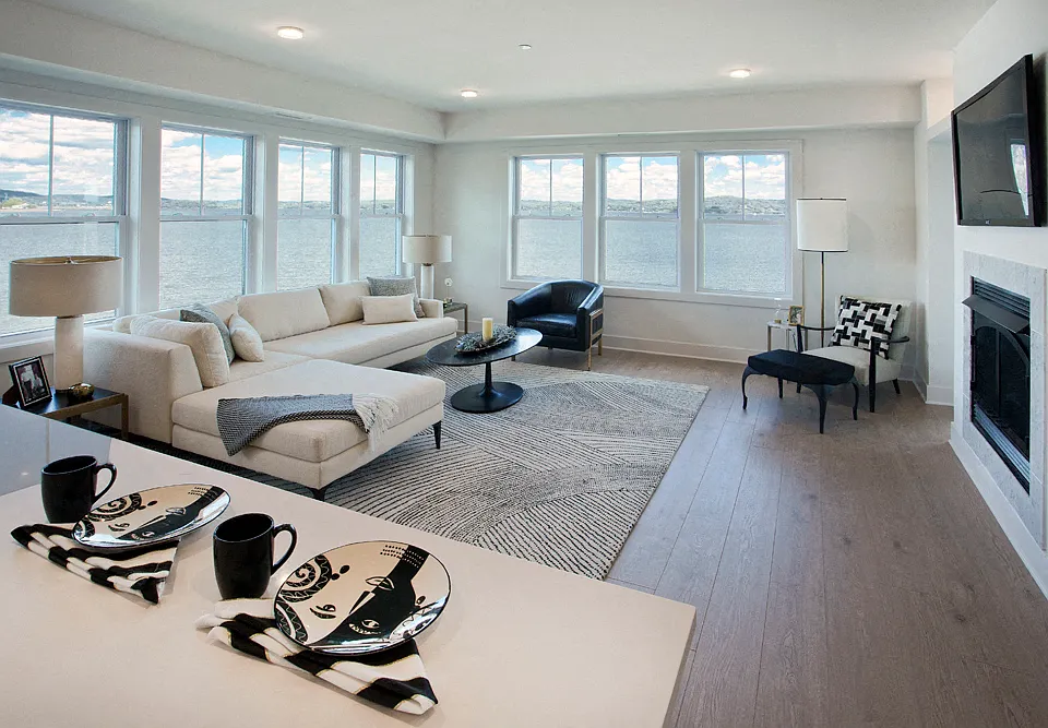 Living Room at The Waterfront