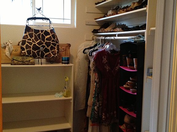 Walk-in master closet