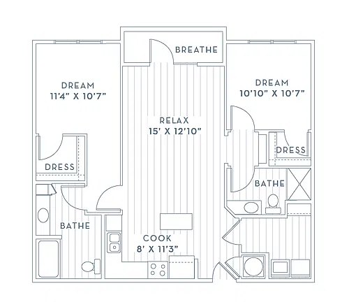 Floor plan B1HC
