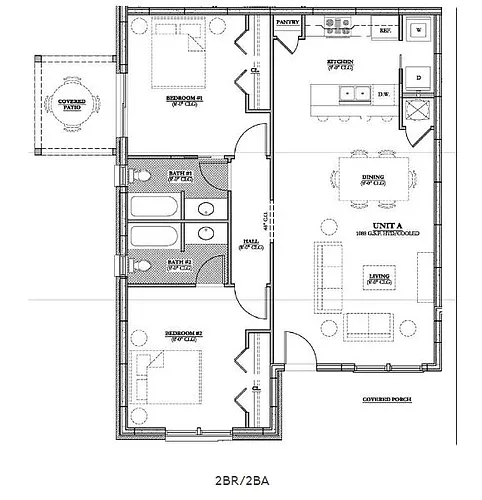 Floor plan 2 bedroom