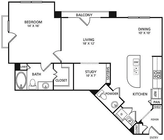 Floor plan A15A