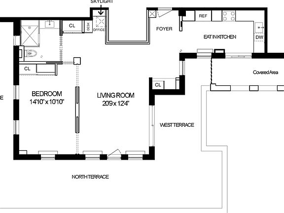 2nd image of 235 W End Ave Penthouse A