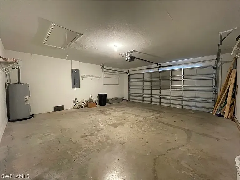 spacious garage
