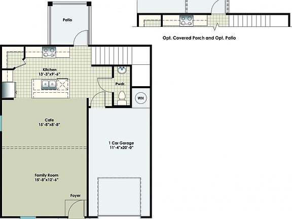 The Vision First Floor Plan