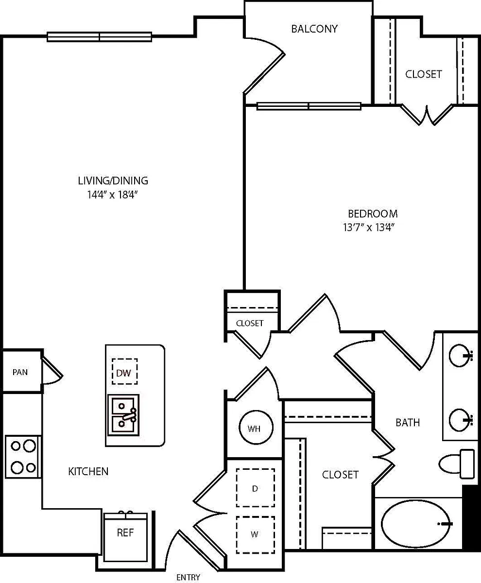 Floor plan A1R