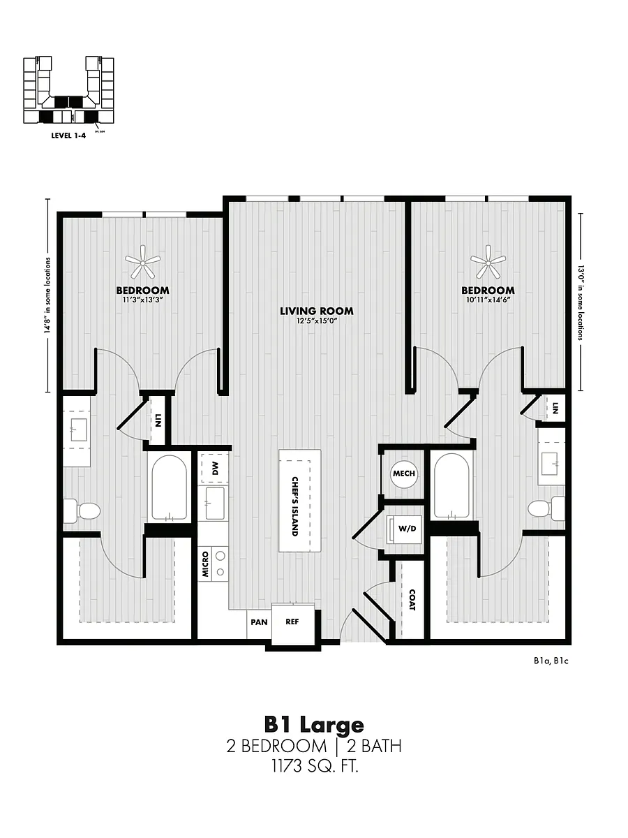 Floor plan B1 Large