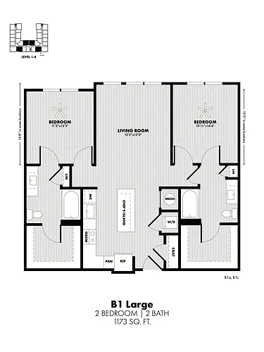 Floor plan B1 Large