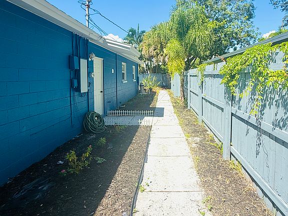 Fully fenced yard, great for pets. This section, on one side, is also perfect to start your own garden.