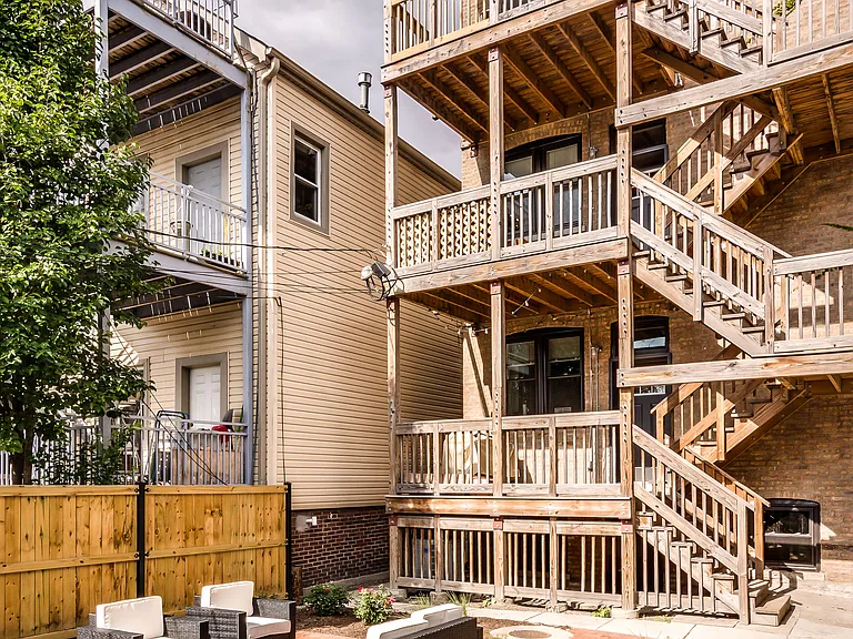 Rear Deck and Yard