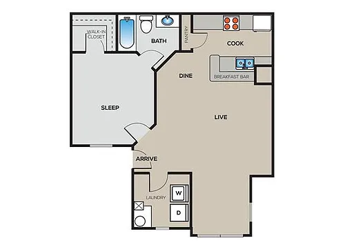 Floor plan 1A